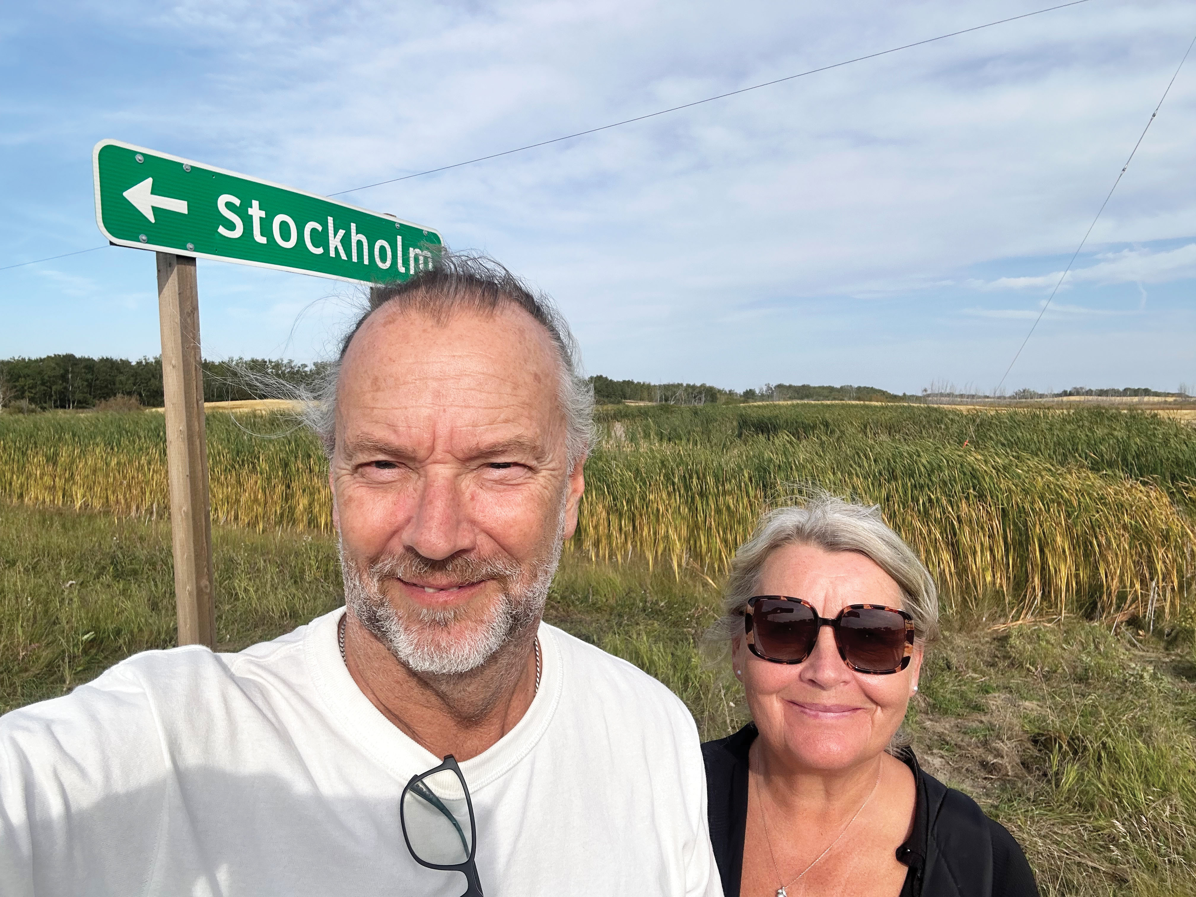 Ola and Lena in Stockholm, Sask.